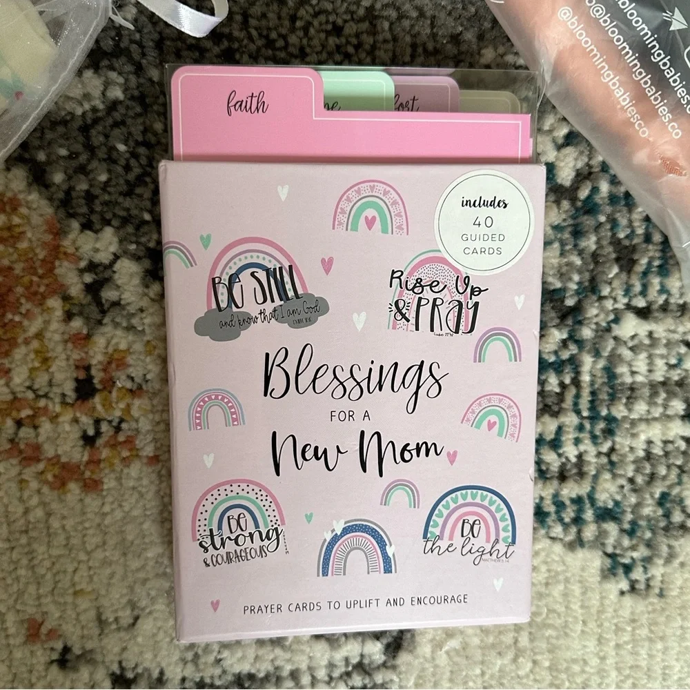 New Baby Newborn Girl Gift Set + Mom Pink Girly Baby Shower Gift for Her - Picture 13 of 16